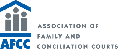 A green background with the words association, family and conciliation written in grey.